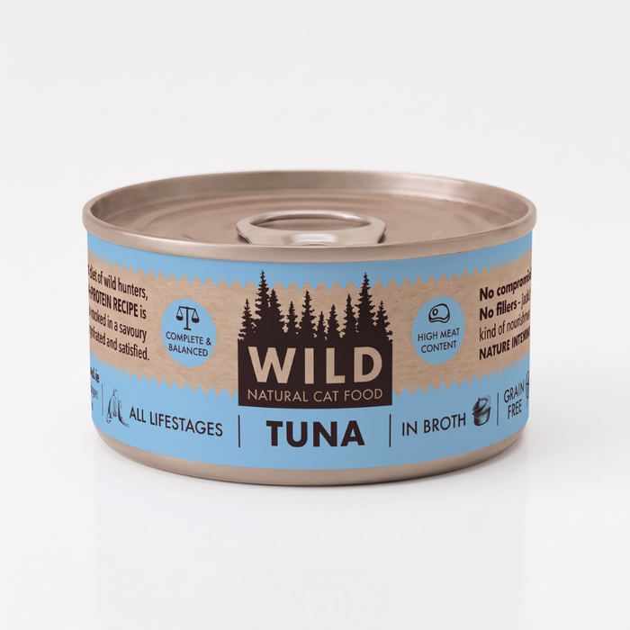 Naturally WILD Cat Food Tin - Tuna