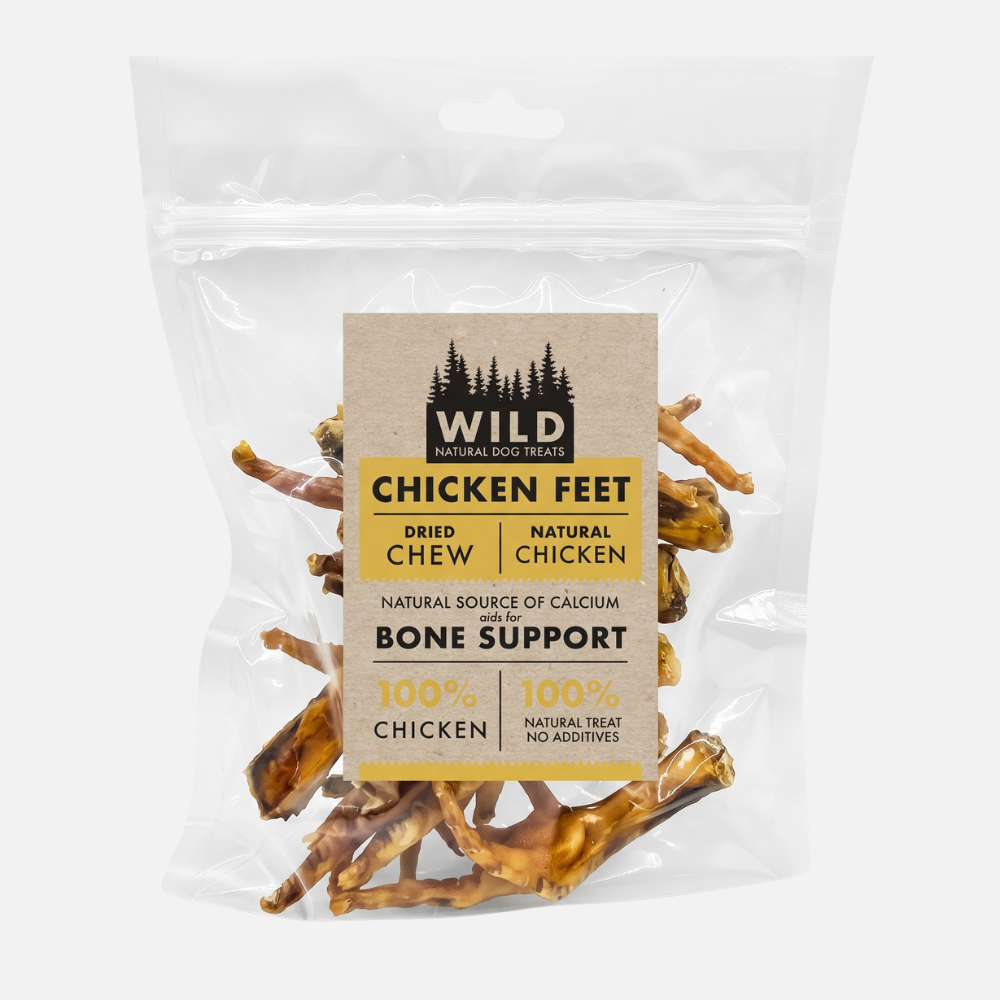 Naturally WILD Dog Treat - Chicken Feet