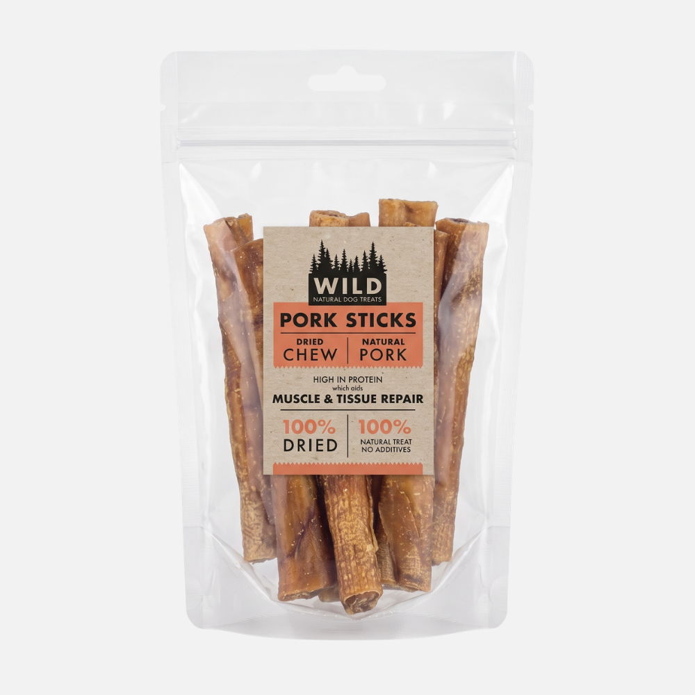 Naturally WILD Dog Treat - Pork Sticks