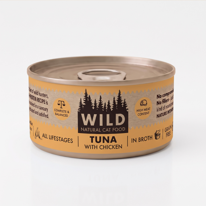 Naturally WILD Cat Food Tin - Tuna with Chicken