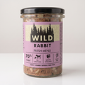 Naturally WILD Fresh Rabbit dog food, 400g glass jar