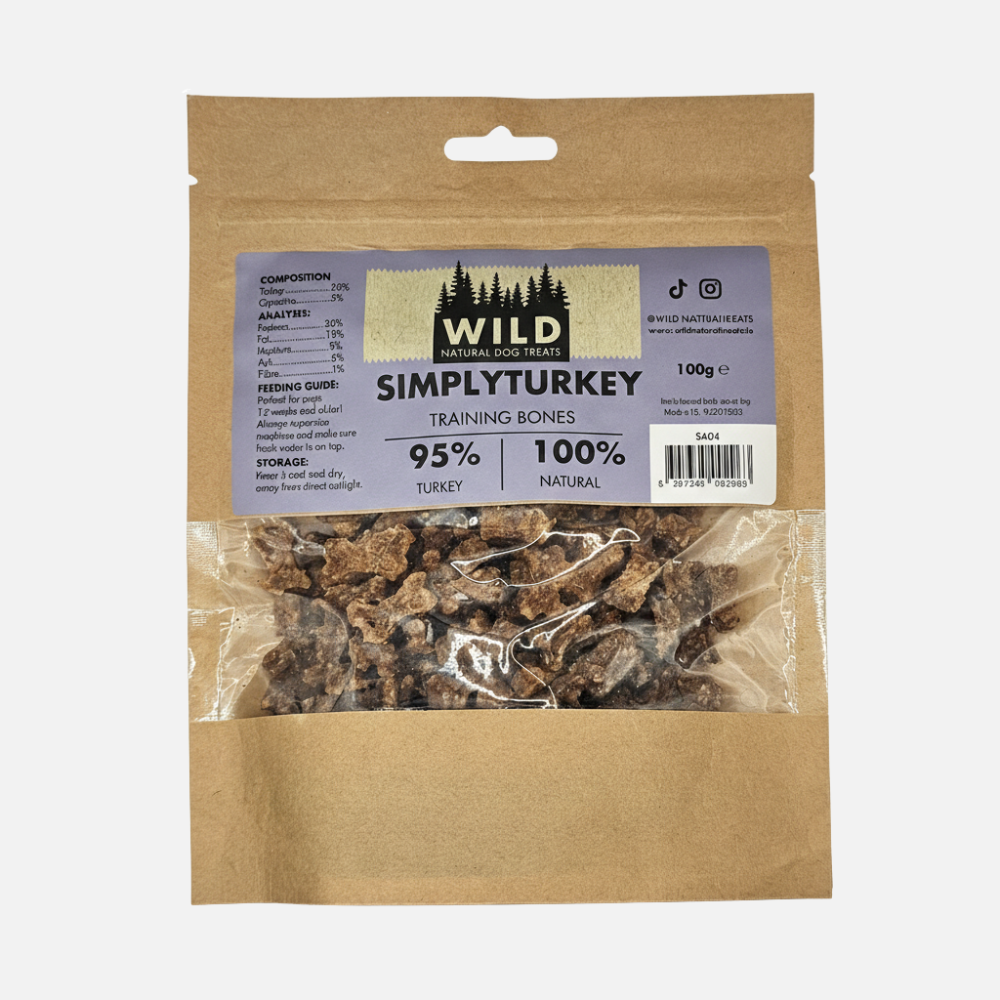 Naturally WILD Simply Training Bones - Turkey