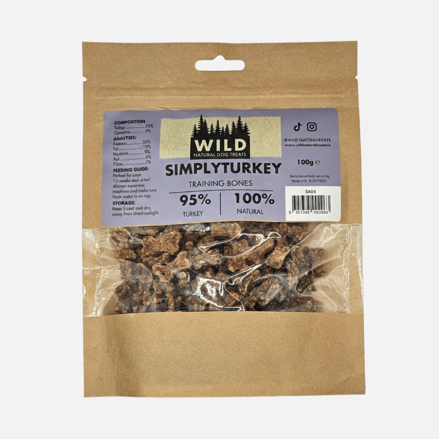 Naturally WILD Simply Training Bones - Turkey