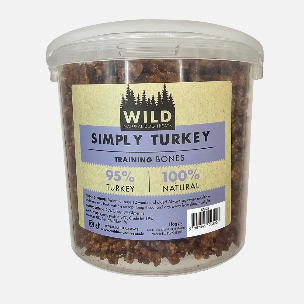 Naturally WILD Simply Training Bones - Turkey