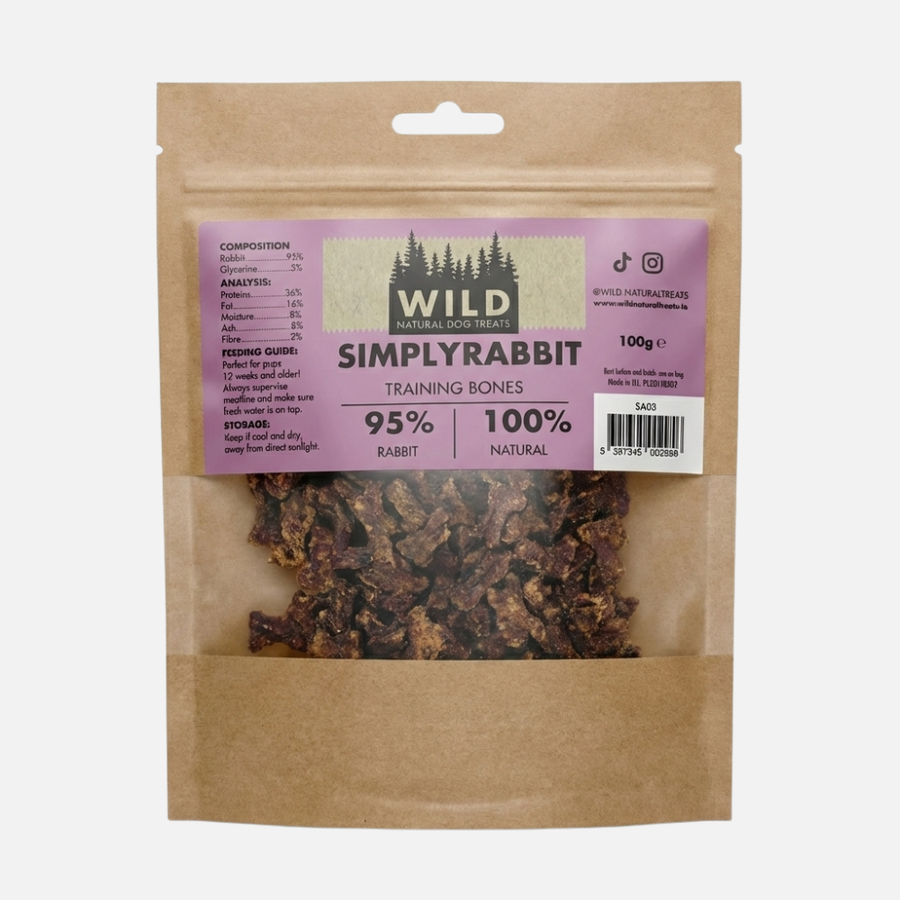 Naturally WILD Simply Training Bones - Rabbit