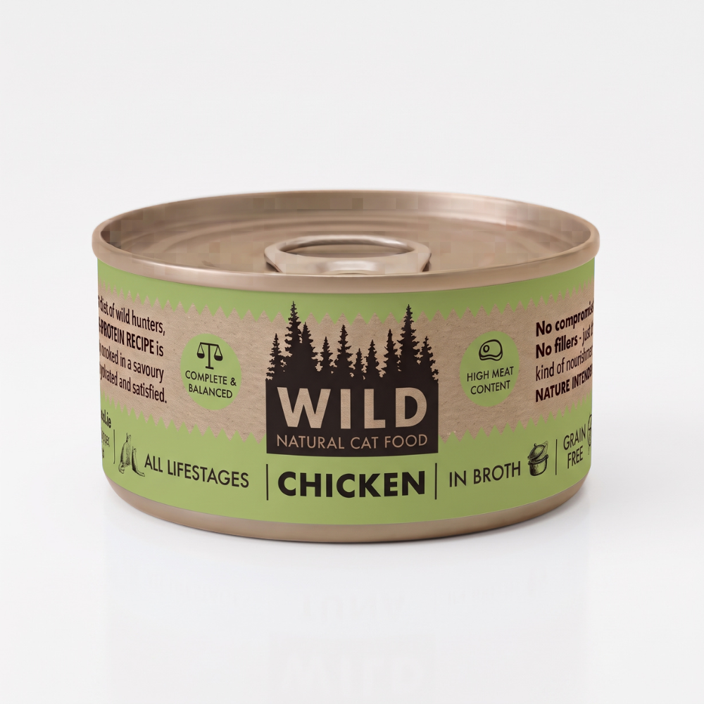Naturally WILD Cat Food Tin - Chicken