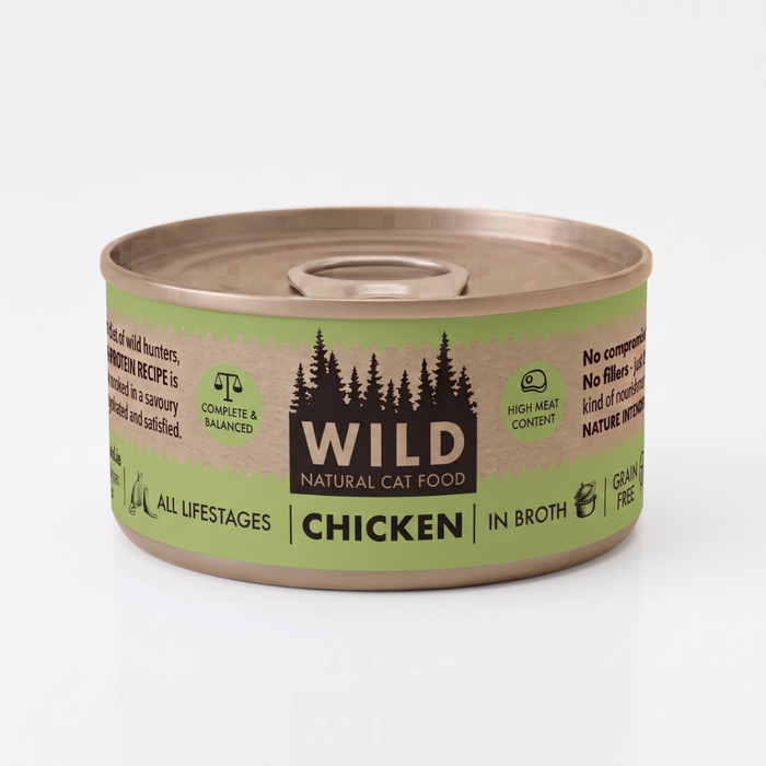 Naturally WILD Cat Food Tin - Chicken