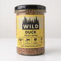 Naturally WILD Fresh Duck dog food, 400g glass jar