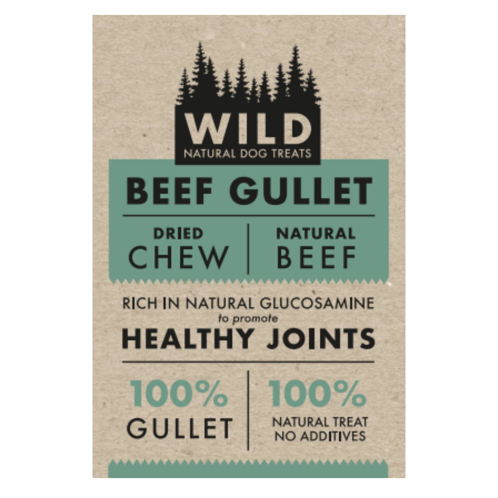 WILD Natural Dog Treat Beef Gullet image 3
