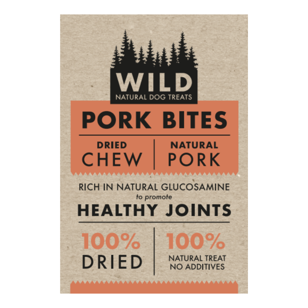 WILD Natural Dog Treat Pork Bites image 3