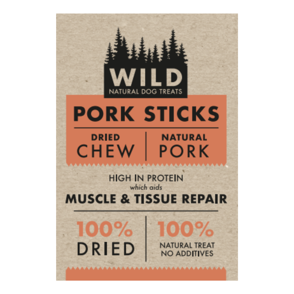 Wild Natural Dog Treat Pork Sticks image 3