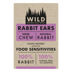 WILD Natural Dog Treat Rabbit Ears no hair image 4