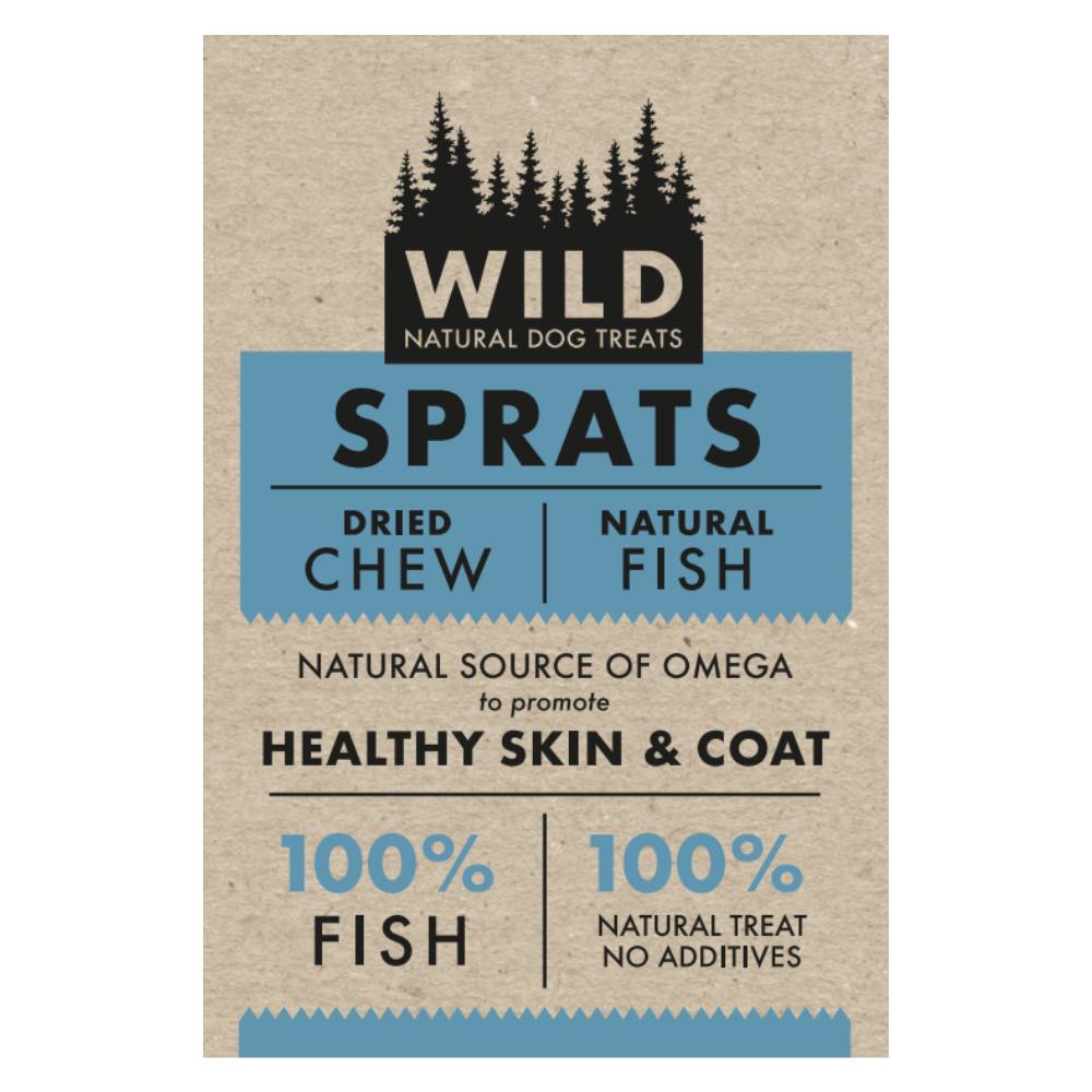 WILD Natural Dog Treat Sprats image 3